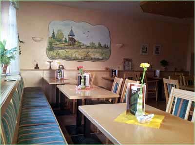 Binnen in Caspar's Cafestube