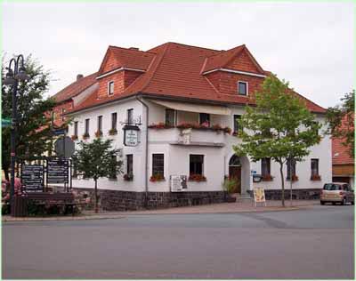 Vooraanzicht van de Gasthof Hessischer Hof