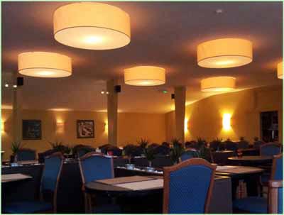 Het restaurant op het Feriendorf-Frankenau